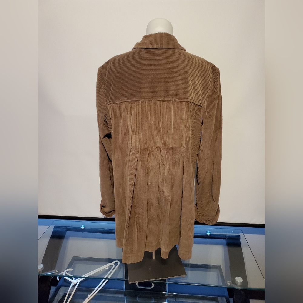 Chadwicks Corduroy Trench Coat - Brown - Picture 4 of 11